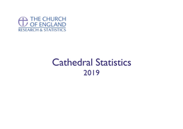 Cathedral Statistics 2019