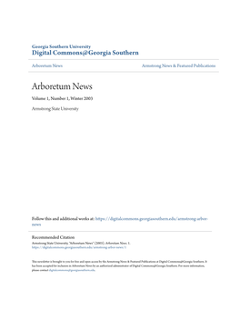 Arboretum News Armstrong News & Featured Publications