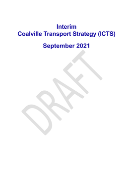 Interim Coalville Transport Strategy (ICTS)