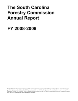 The South Carolina Forestry Commission Annual Report FY