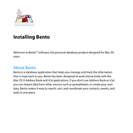 Installing Bento