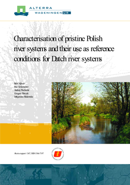 Characterisation of Pristine Polish River Systems and Their Use As Reference Conditions for Dutch River Systems