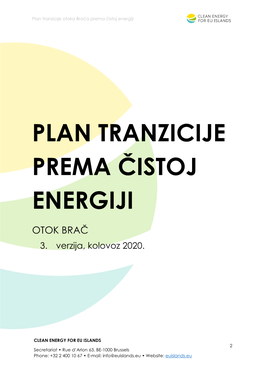 Plan Tranzicije Prema Čistoj Energiji