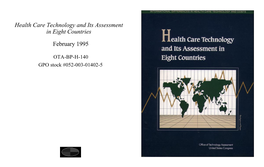 Health Care Technology and Its Assessment in Eight Countries