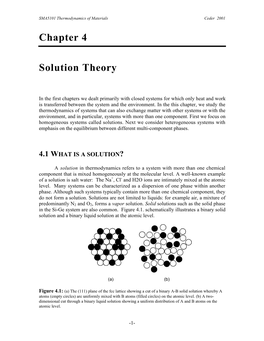 Chapter 4 Solution Theory