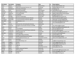17GEC Attendee Listing W Emails