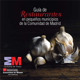 BVCM05727 Guía De Restaurantes En Pequeños Municipios De La