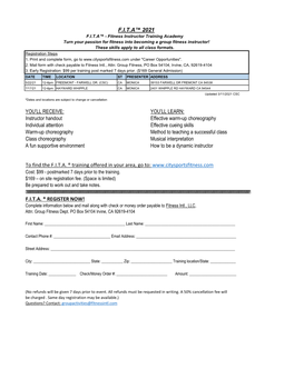 Fita Registration Form