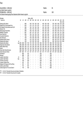 GALASHIELS - CARLISLE Raillink 95 Via Selkirk-Hawick-Langholm EDINBURGH - CARLISLE Raillink X95 Via Eskbank-Newtongrange-Stow-Galashiels-Selkirk-Hawick-Langholm