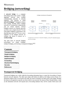 Bridging (Networking)