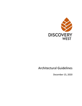 Architectural Guidelines