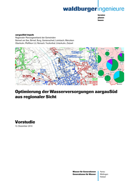 Optimierung Der Wasserversorgungen Aargausüd Aus Regionaler Sicht