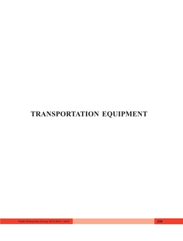 Transportation Equipment