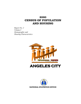 Angeles City Is Located in the Figur E 1 Percent Distribution of Total Population, Northeastern Part of Pampanga