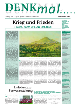 Denkmalzeitung 2005 13.07.2005 13:37 Uhr Seite 1