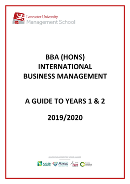 The BBA in Management