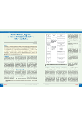 Physicochemical, Hygienic and Organoleptic Characterization Of