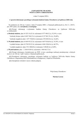 Zarzadzenie Nr 44/2020 Z Dnia 31 Sierpnia 2020 R