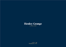 Henley Grange Ludlow, Shropshire