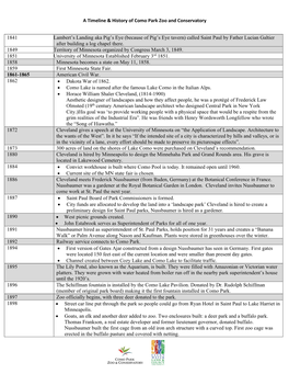 A Timeline & History of Como Park Zoo and Conservatory