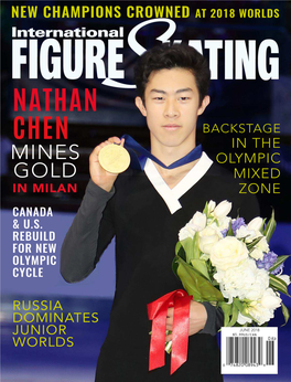 Nathan Chen Backstage in the Mines Olympic Gold Mixed in Milan Zone