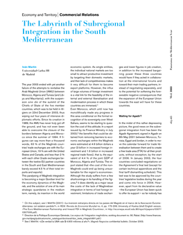 The Labyrinth of Subregional Integration in the South Mediterranean