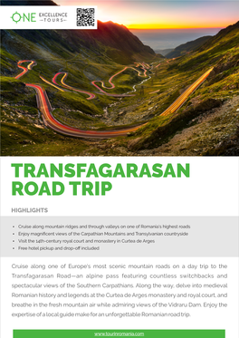 Transfagarasa 1 Day Trip.Cdr