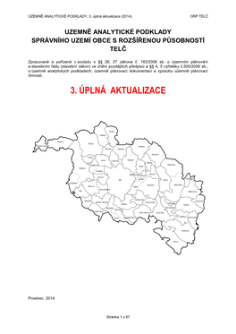 3. Úplná Aktualizace ÚAP 2014