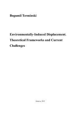 Environmentally-Induced Displacement