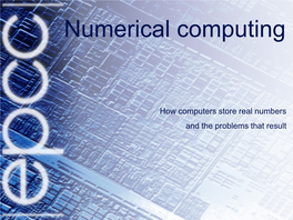 Numerical Computing