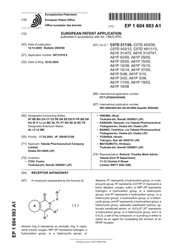 Receptor Antagonist