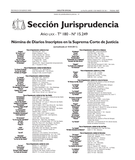 Sección Jurisprudencia