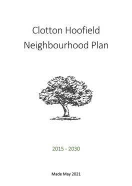 Clotton Hoofield Neighbourhood Plan