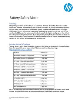 Battery Safety Mode