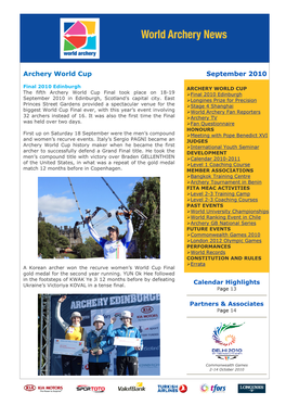 Archery World Cup September 2010