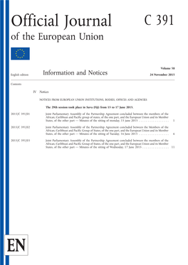 Official Journal of the European Union C 391/1