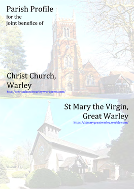 Christ Church, Warley St Mary the Virgin, Great Warley Parish Profile