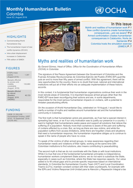 Myths and Realities of Humanitarian Work Monthly Humanitarian