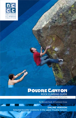 Download the Poudre Canyon Bouldering Guide Here!