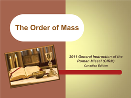 The Order of Mass