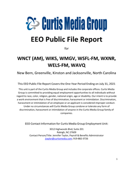 EEO Public File Report For