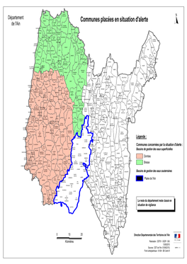 Carte Des Communes Concernées