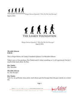 The Leakey Foundation |