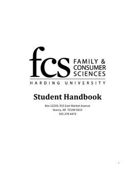 Student Handbook