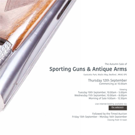 Sporting Guns & Antique Arms