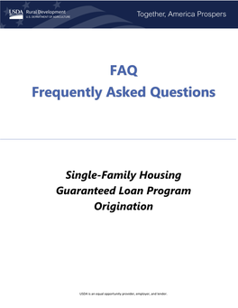 FAQ Frequently Asked Questions