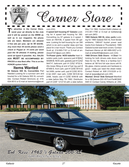 Bob Kess' 1963 ½ Galaxie 500-XL