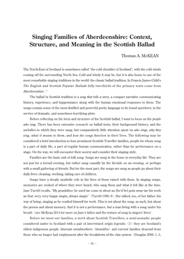 Context, Structure, and Meaning in the Scottish Ballad