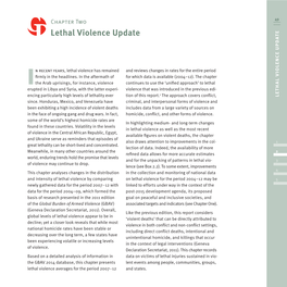 Lethal Violence Update Violence Lethal Chapter