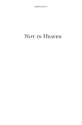 Not in Heaven © כל הזכויות שמורות